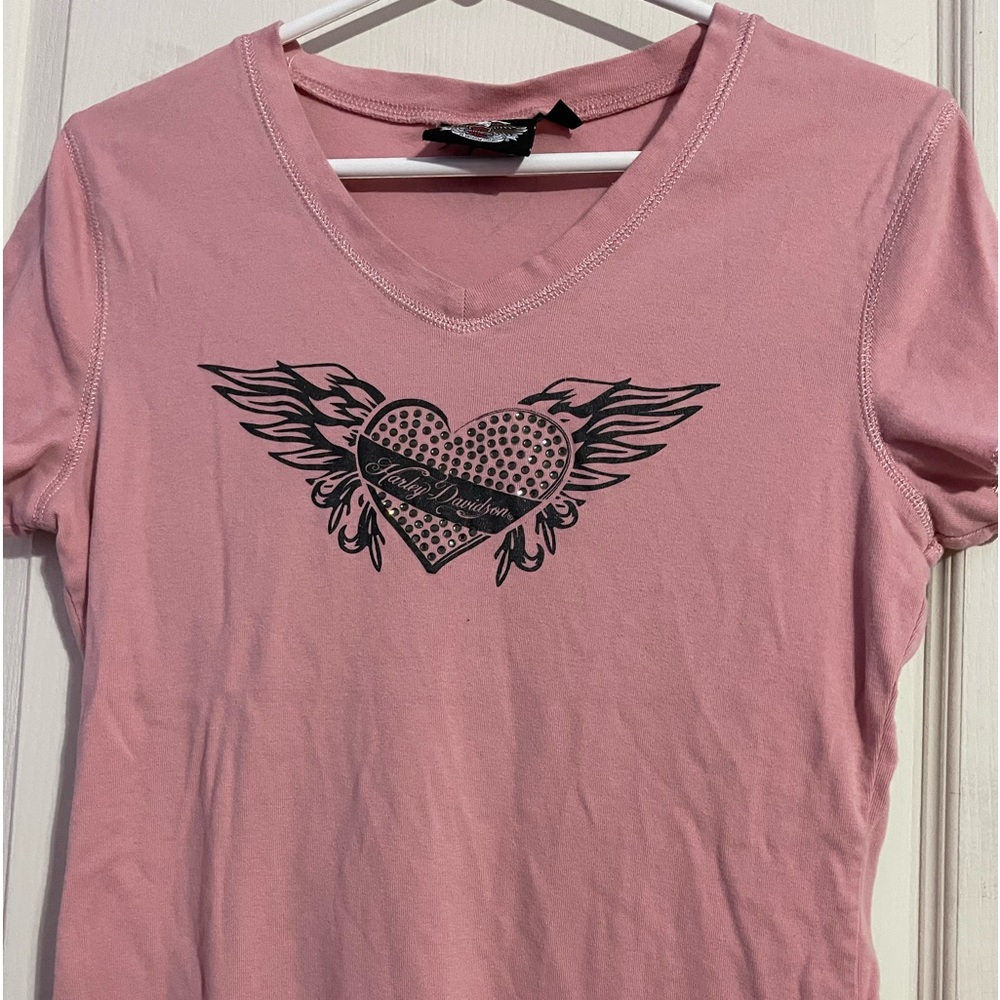 Harley-Davidson V-Neck tshirt size large